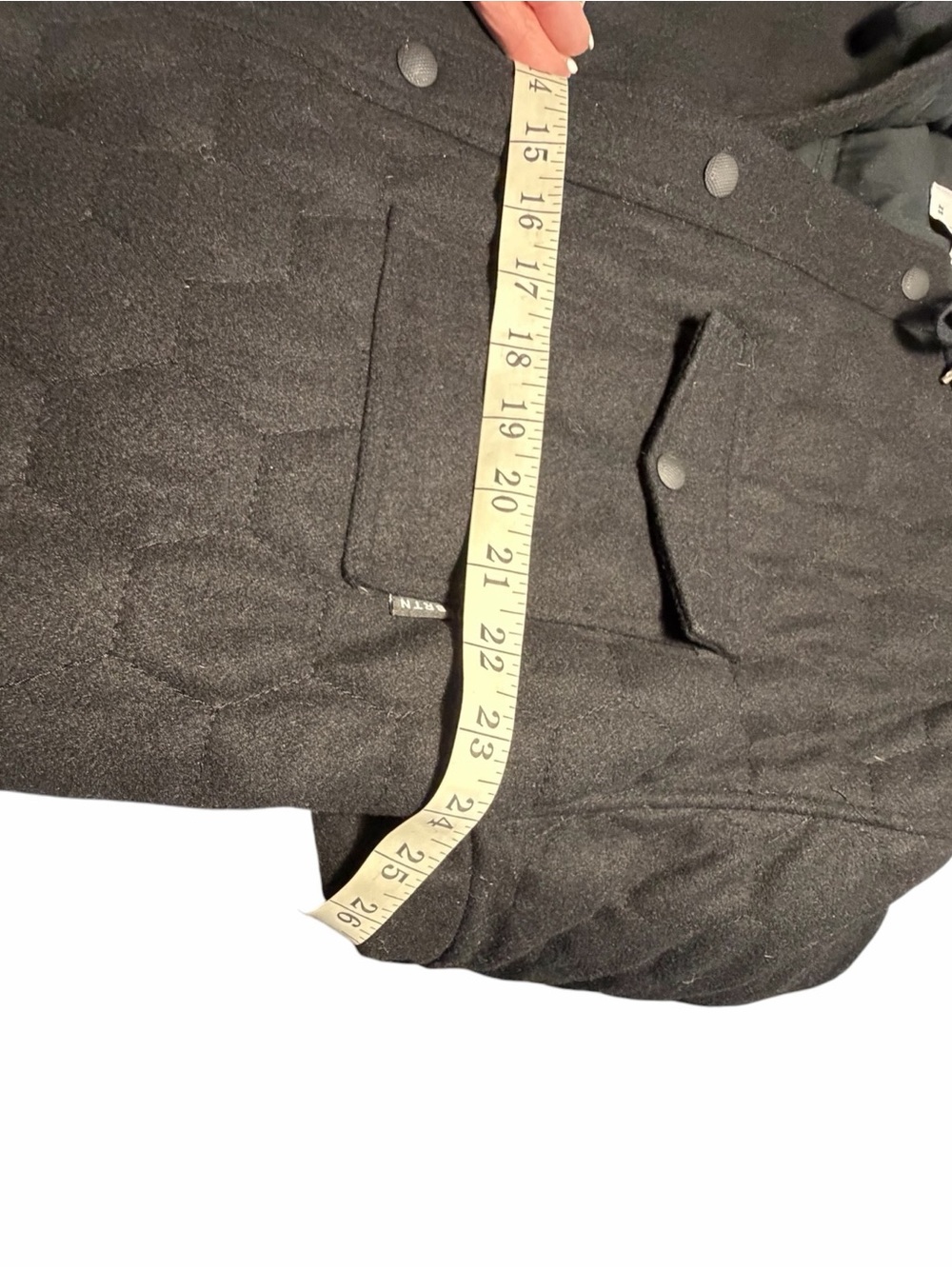 Burton Short Days Long Nights Quilted Hooded Jacket - Black Sz XL - Picture 8 of 13